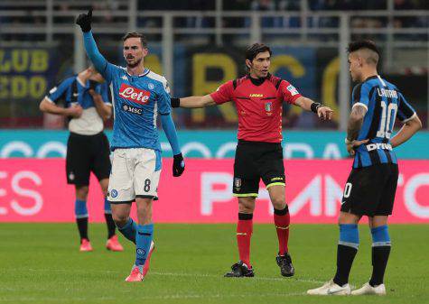 inter napoli pagelle tabellino