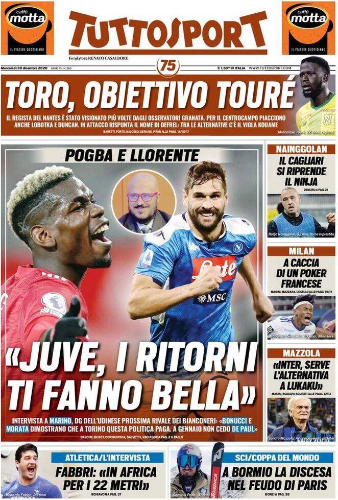 Tuttosport &quot;Inter, serve l'alternativa a Lukaku&quot;