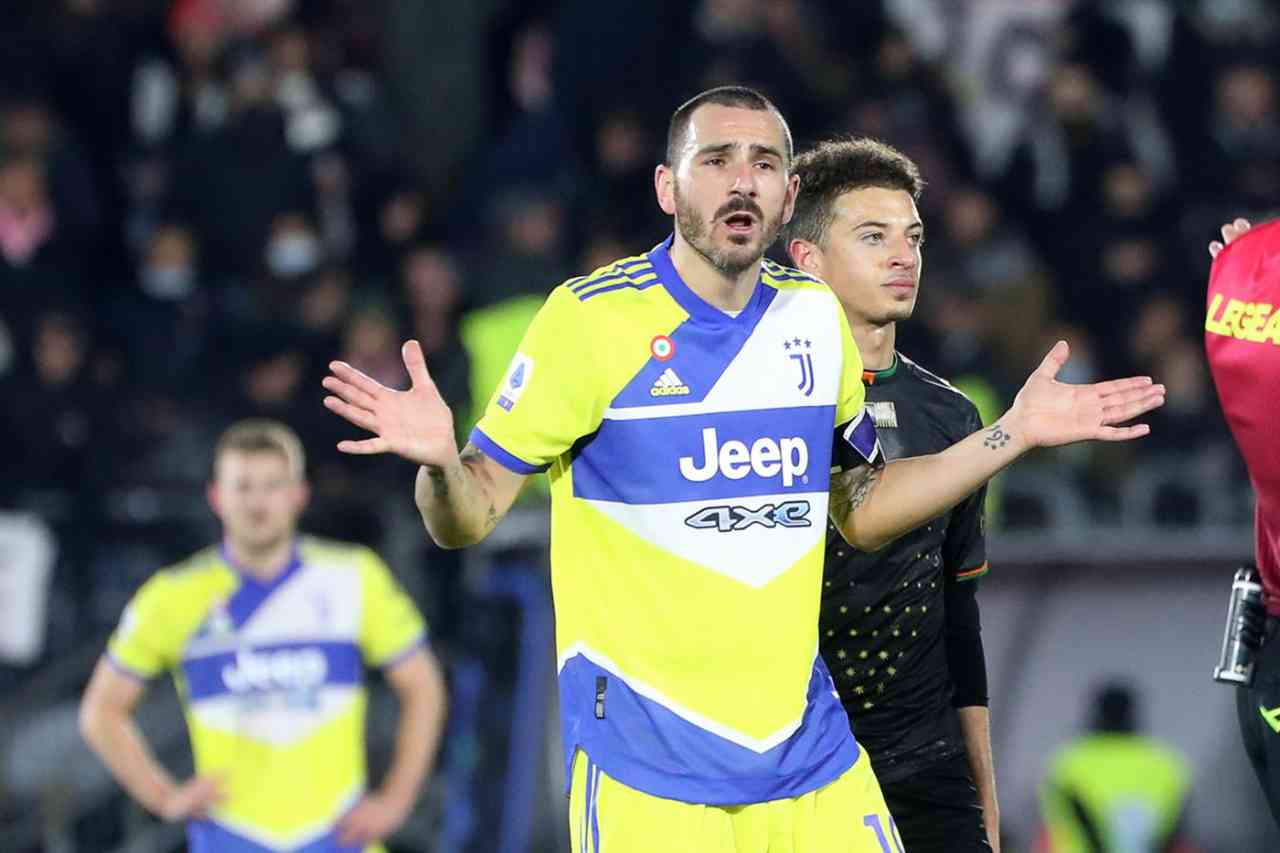 Bonucci perde la testa e aggredisce un dirigente dell'Inter
