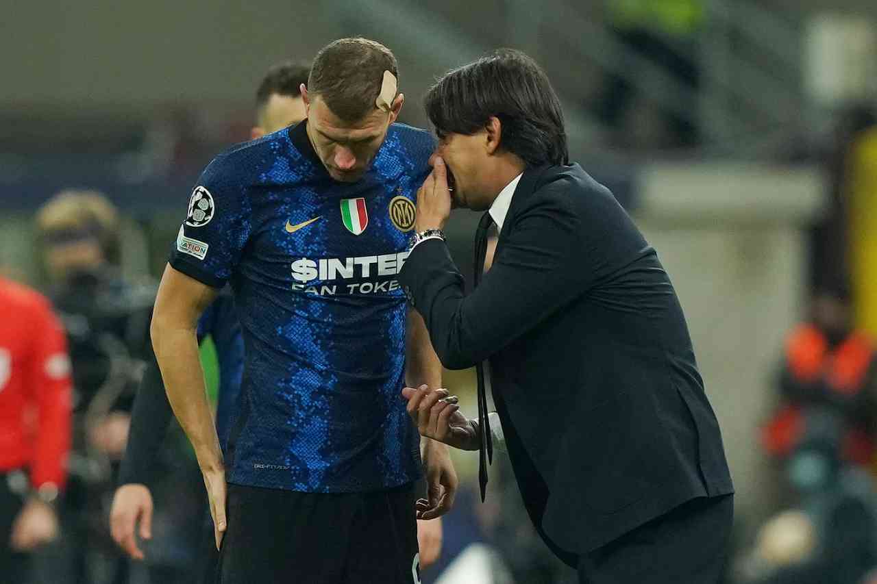 Inter, dubbi in attacco per Inzaghi: il tecnico ha lavorato esclusivamente con Dzeko