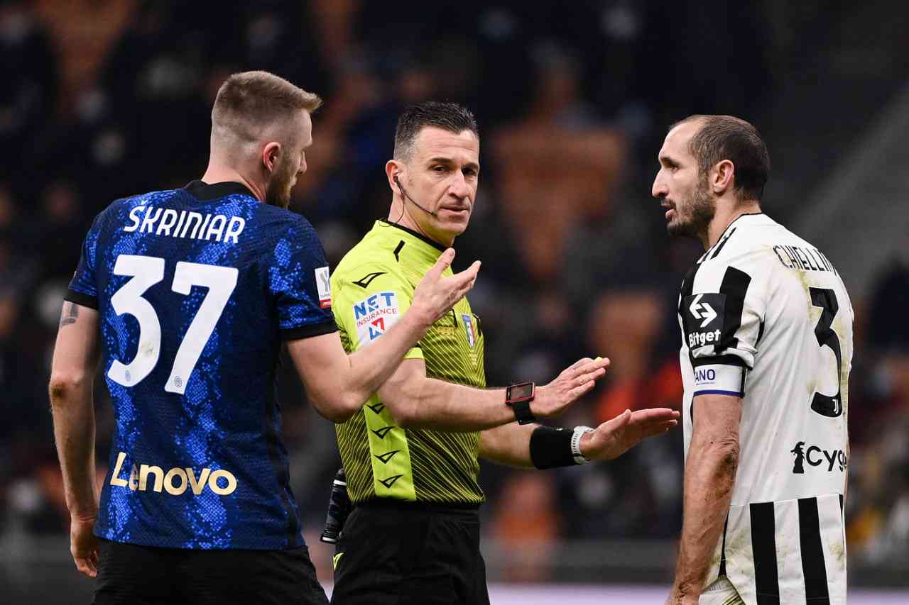 Juve-Inter, il giornalista ci va giù pesante: "Chiellini si ricordi della fascia al braccio"