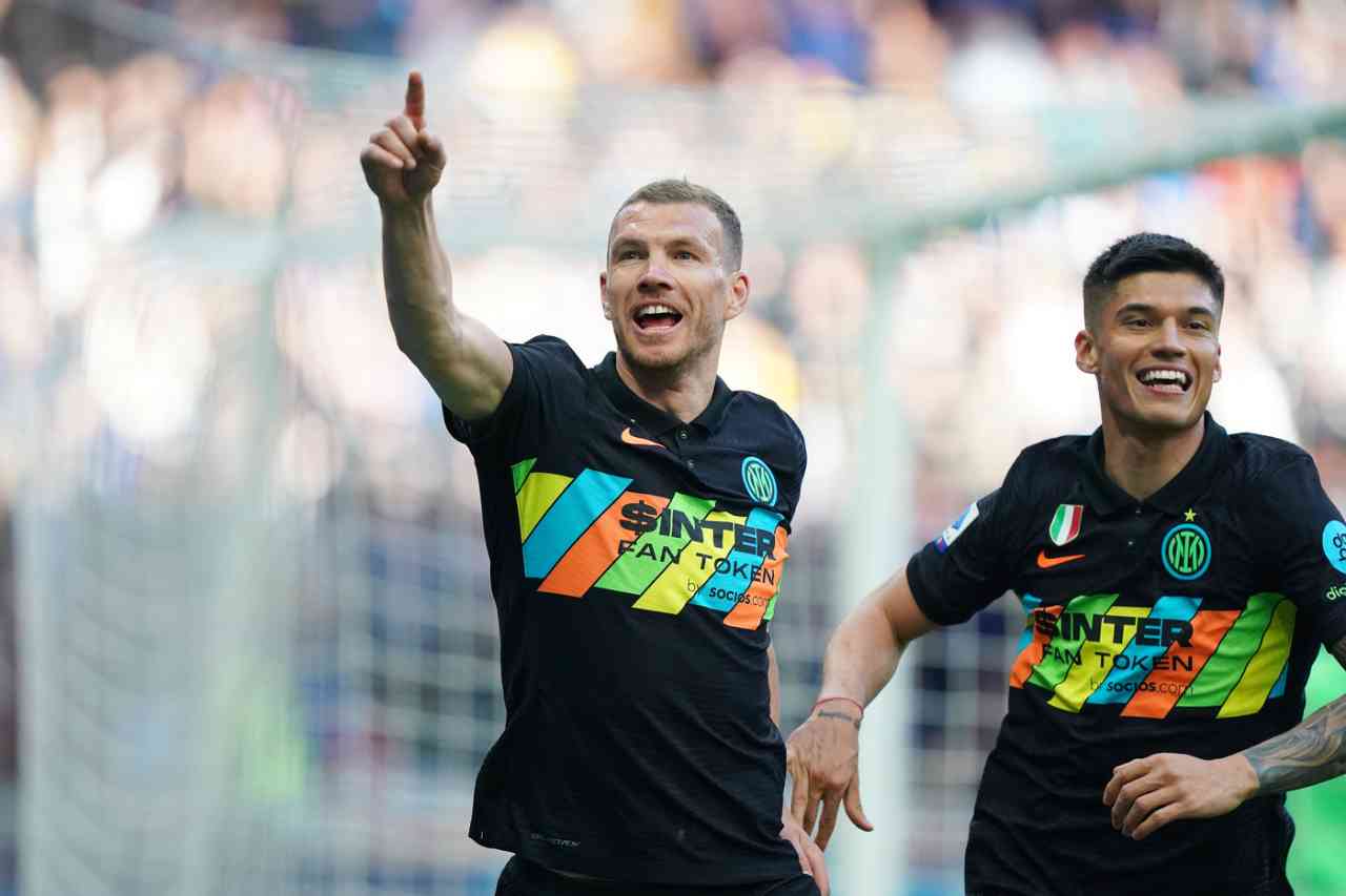 Dzeko con Icardi: il piano shock che può aiutare l'Inter