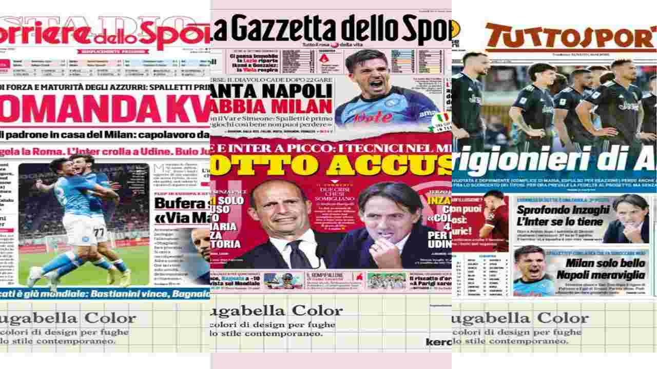 Rassegna stampa gazzetta corriere tuttosport