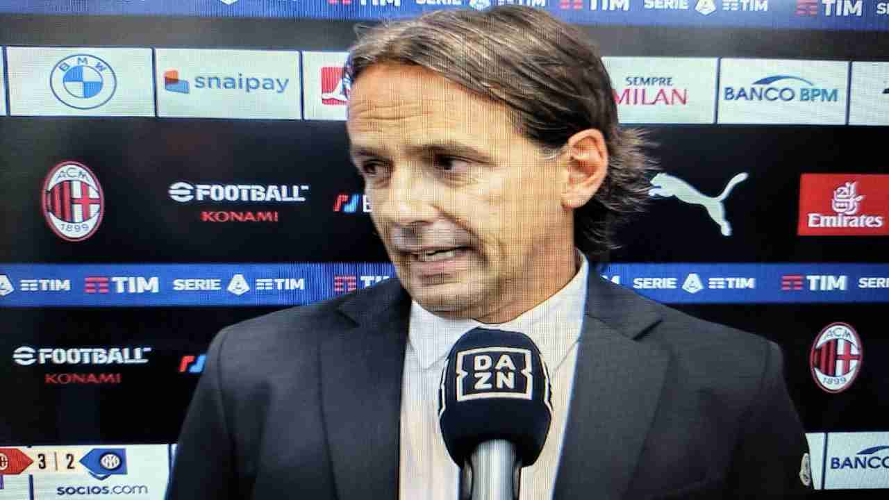 Simone Inzaghi Dazn Milan Inter derby