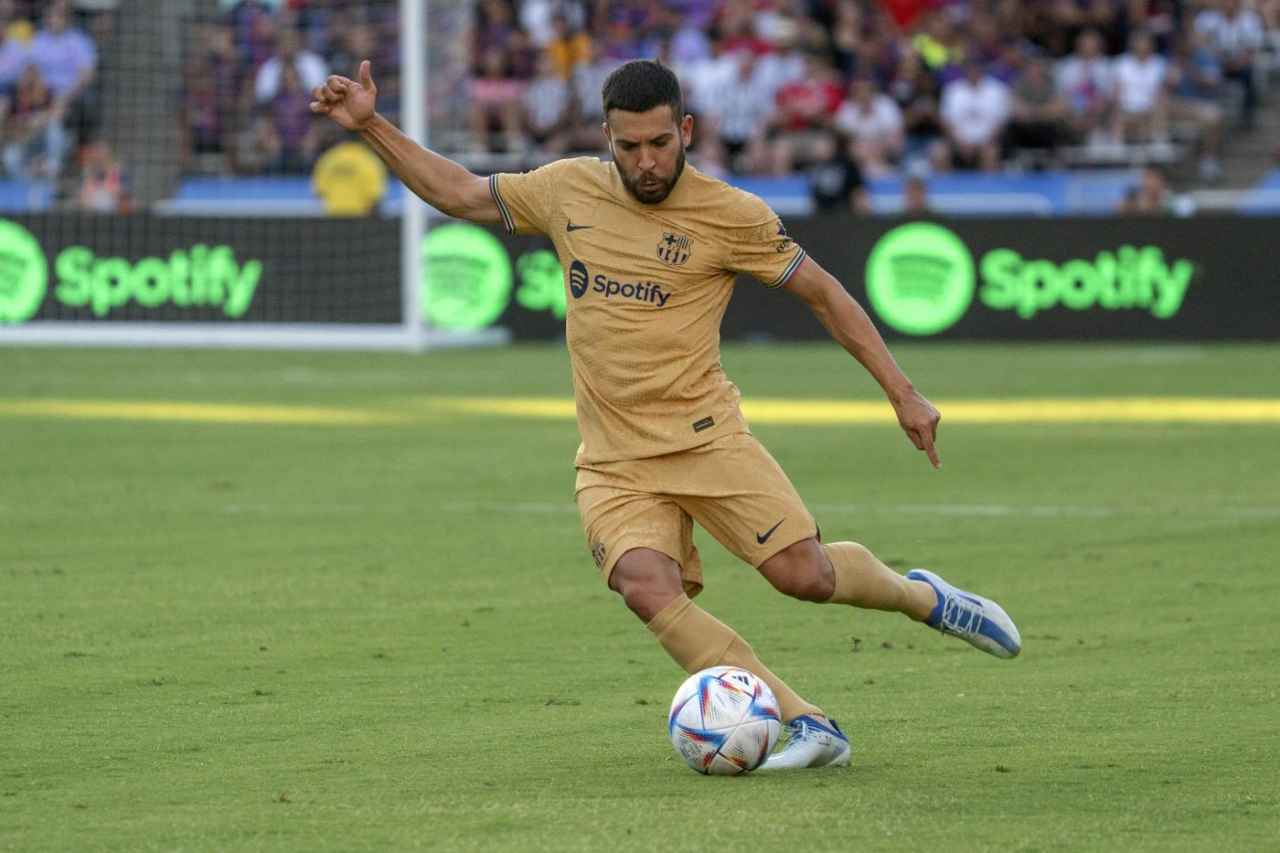 Ancora Jordi ALba per l'Inter: il tentativo 