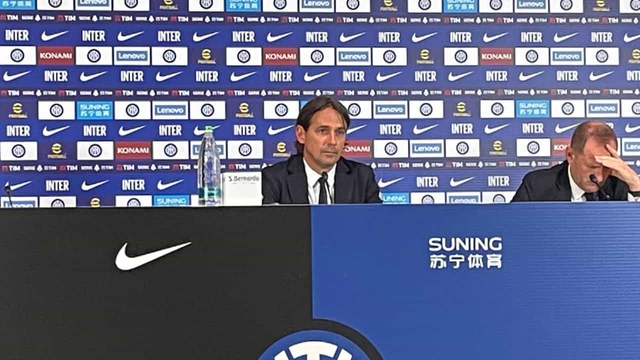 La conferenza stampa di Inzaghi