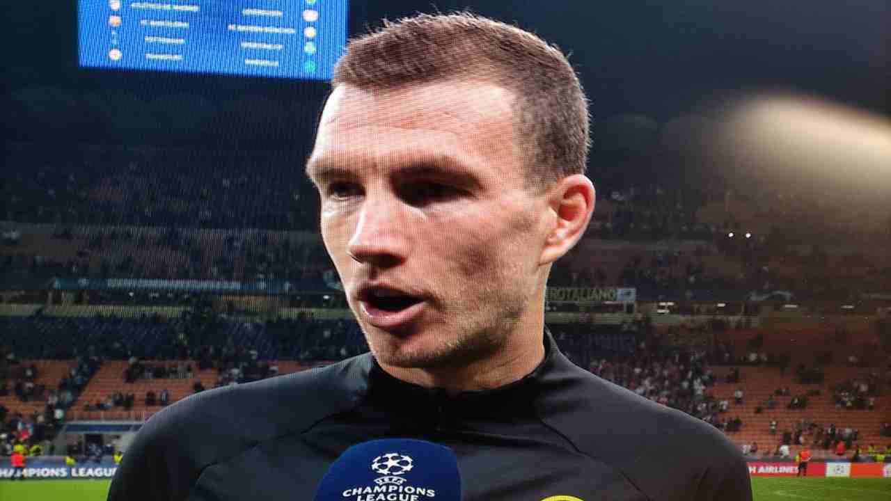 Inter-Viktoria Plzen, Dzeko migliore in campo