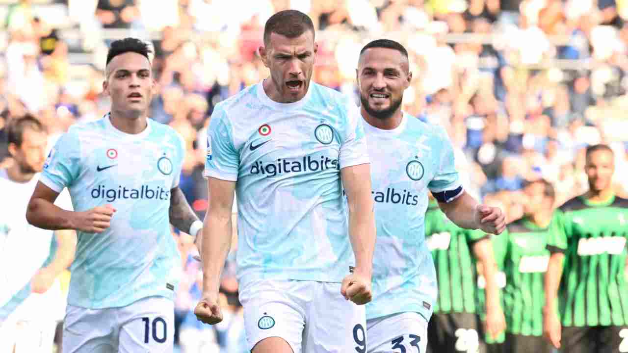 Super Dzeko, flop Lautaro: le pagelle di Sassuolo-Inter