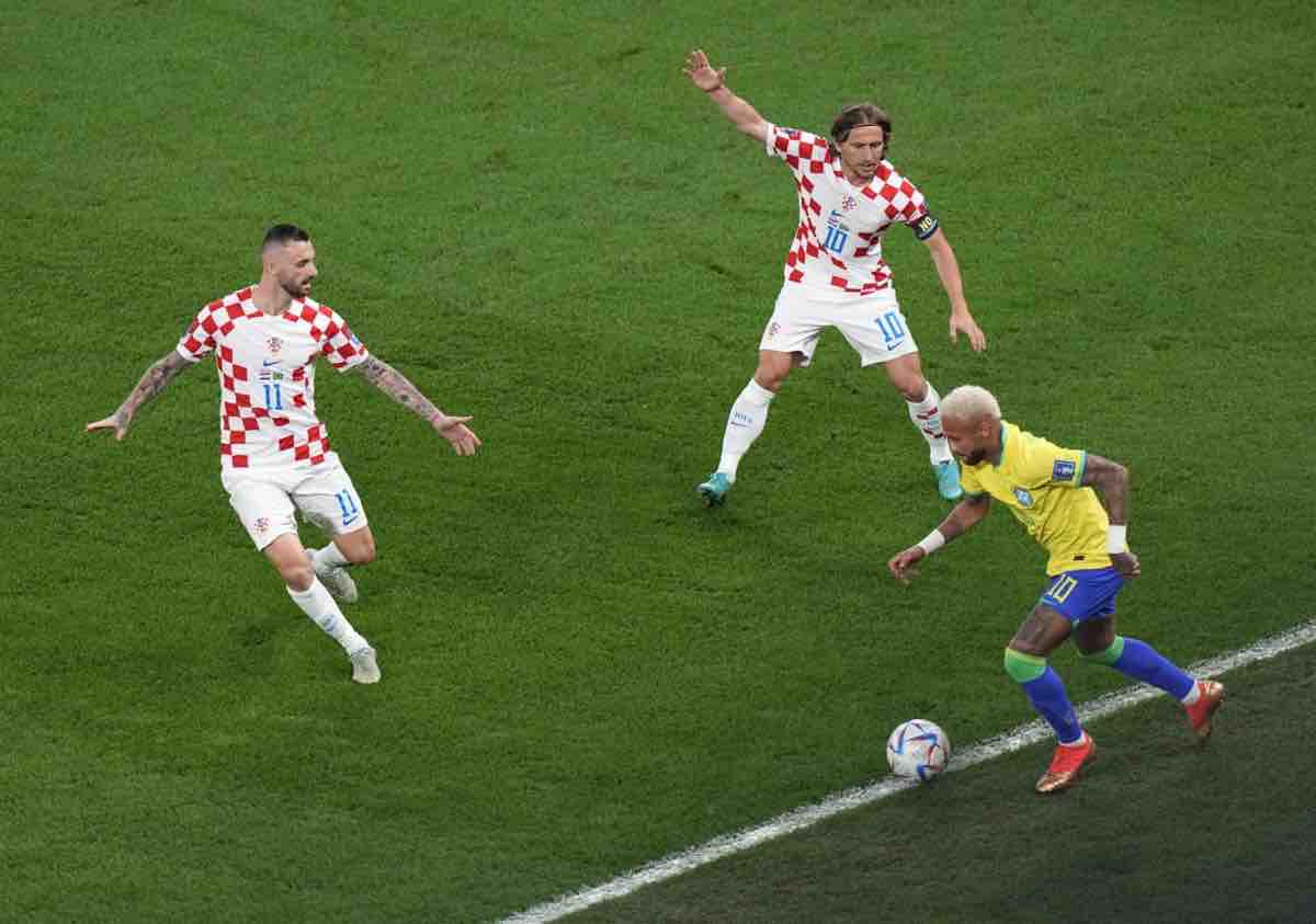 Brozovic e Modric su azione, Croazia batte Brasile