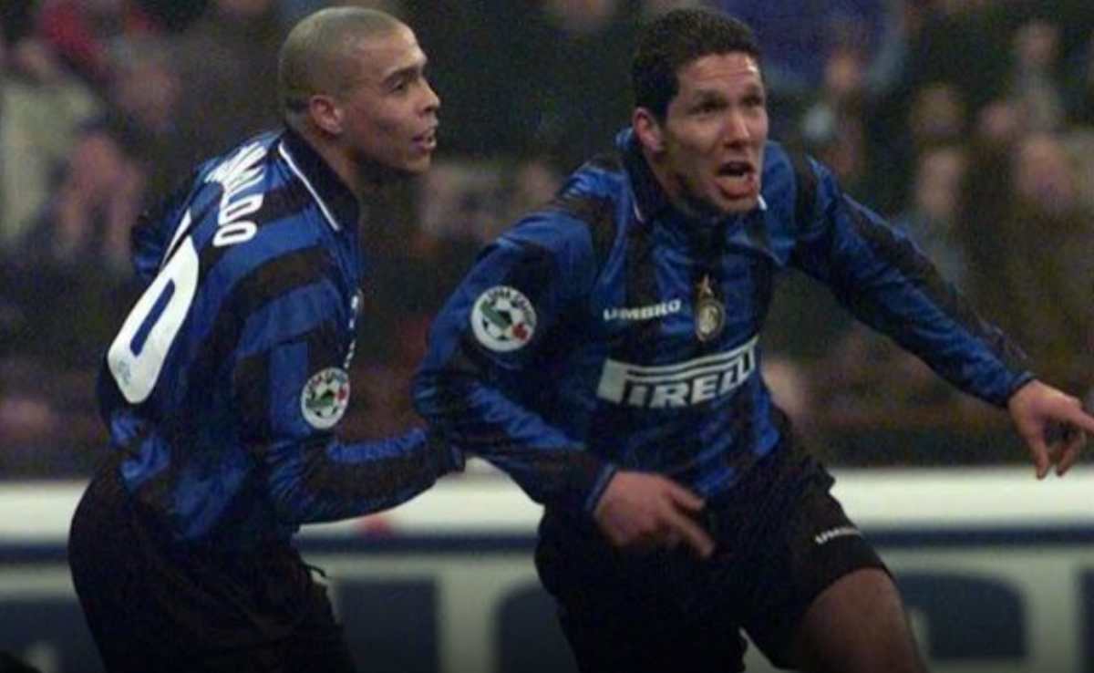 Simeone con la maglia dell'Inter - www.interlive.it