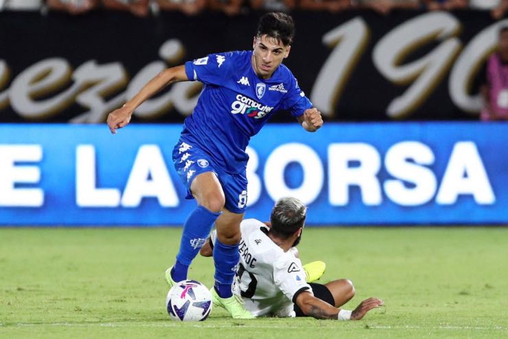 Il Milan tenta Parisi dell'Empoli, obiettivo dell'Inter