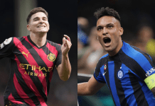 Dopo Qatar 2022, Alvarez e Lautaro tornano ad affrontarsi in Champions