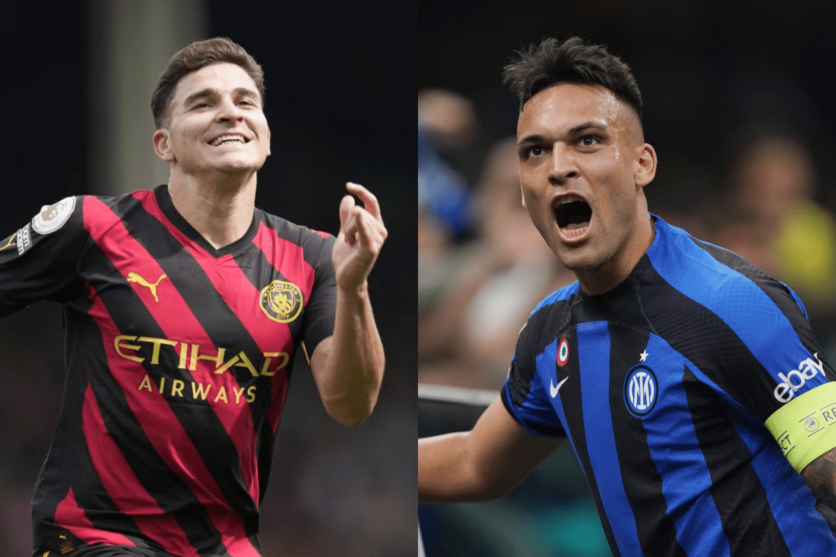 Dopo Qatar 2022, Alvarez e Lautaro tornano ad affrontarsi in Champions