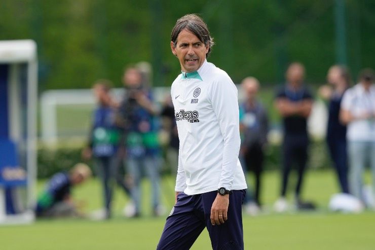 Conferenza stampa Inzaghi per Manchester City-Inter