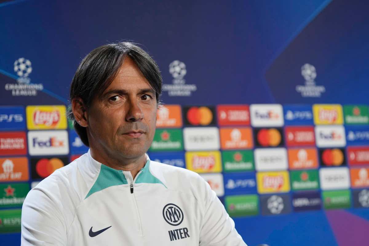 Conferenza stampa Inzaghi per Manchester City-Inter