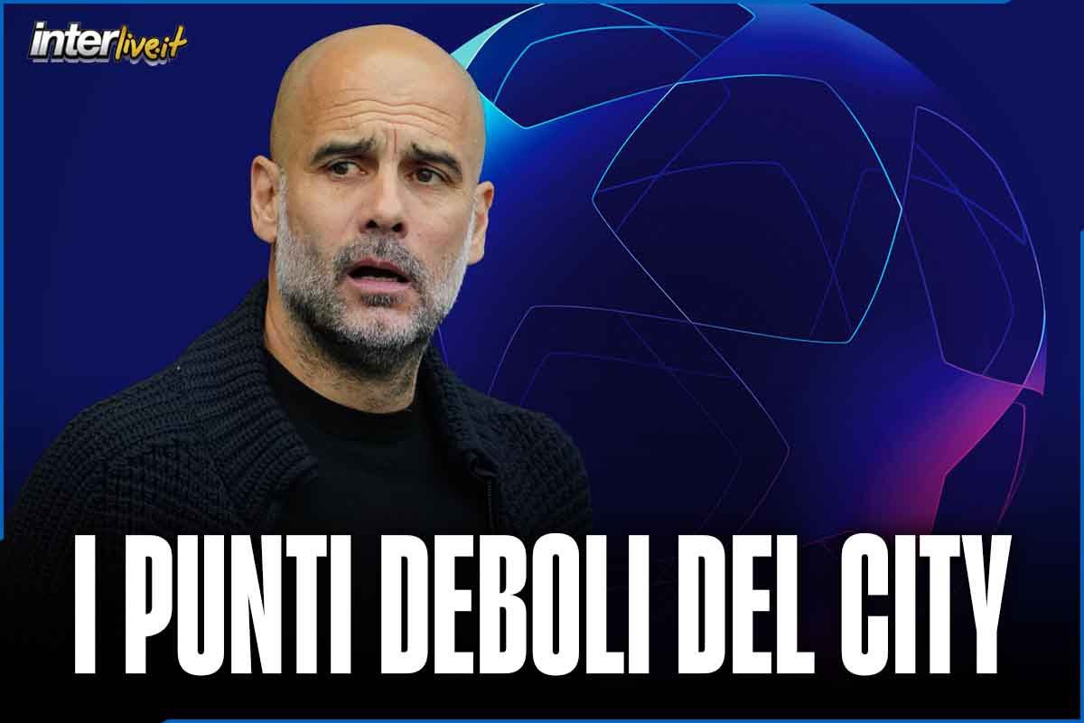 I punti deboli del Manchester City