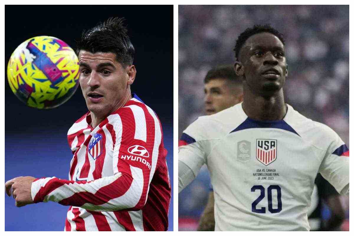 Confronto Balogun e Morata 