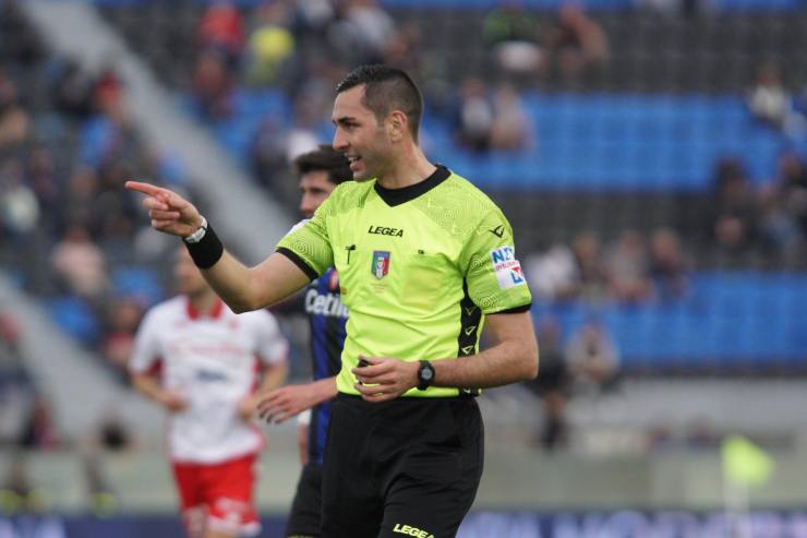 Andrea Colombo arbitra Inter-Monza