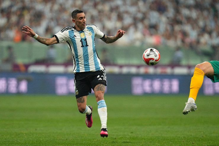 Di Maria pericolo per l'Inter con il Benfica