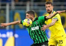 Formazioni ufficiali Inter-Sassuolo