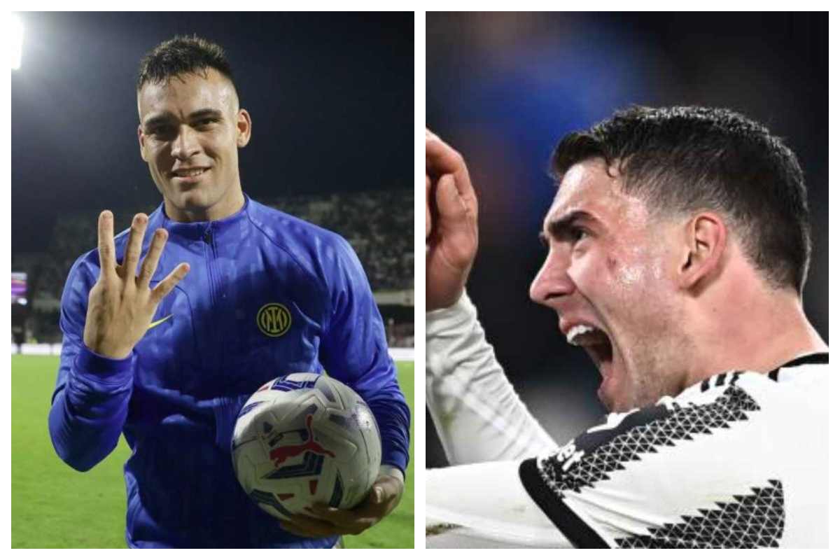 Vlahovic e Lautaro nel mirino della Premier 