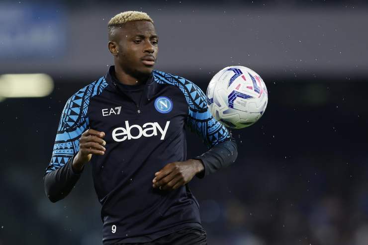 Napoli senza Osimhen in Supercoppa