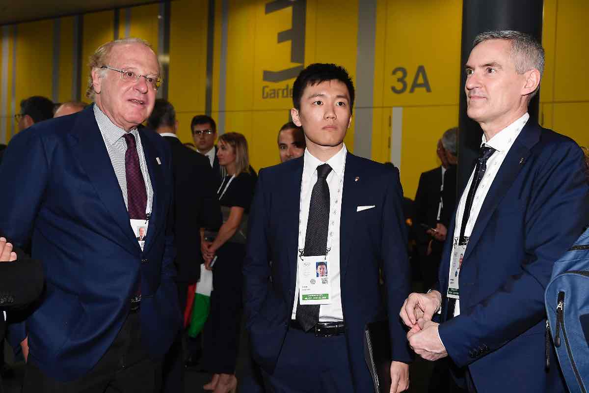 Sala e Scaroni con un commento sul vincolo di San Siro
