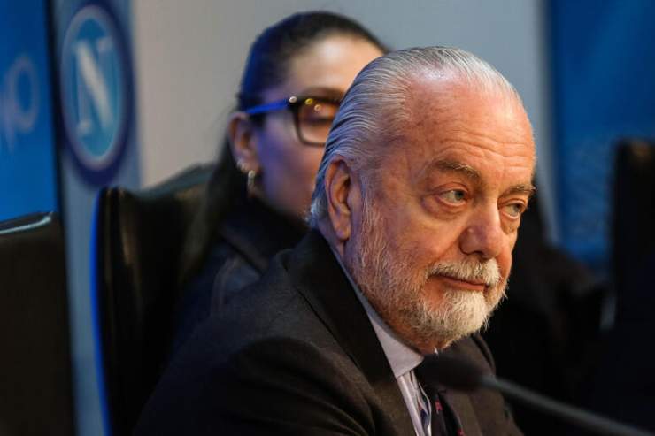 De Laurentiis furioso dopo Napoli-Inter