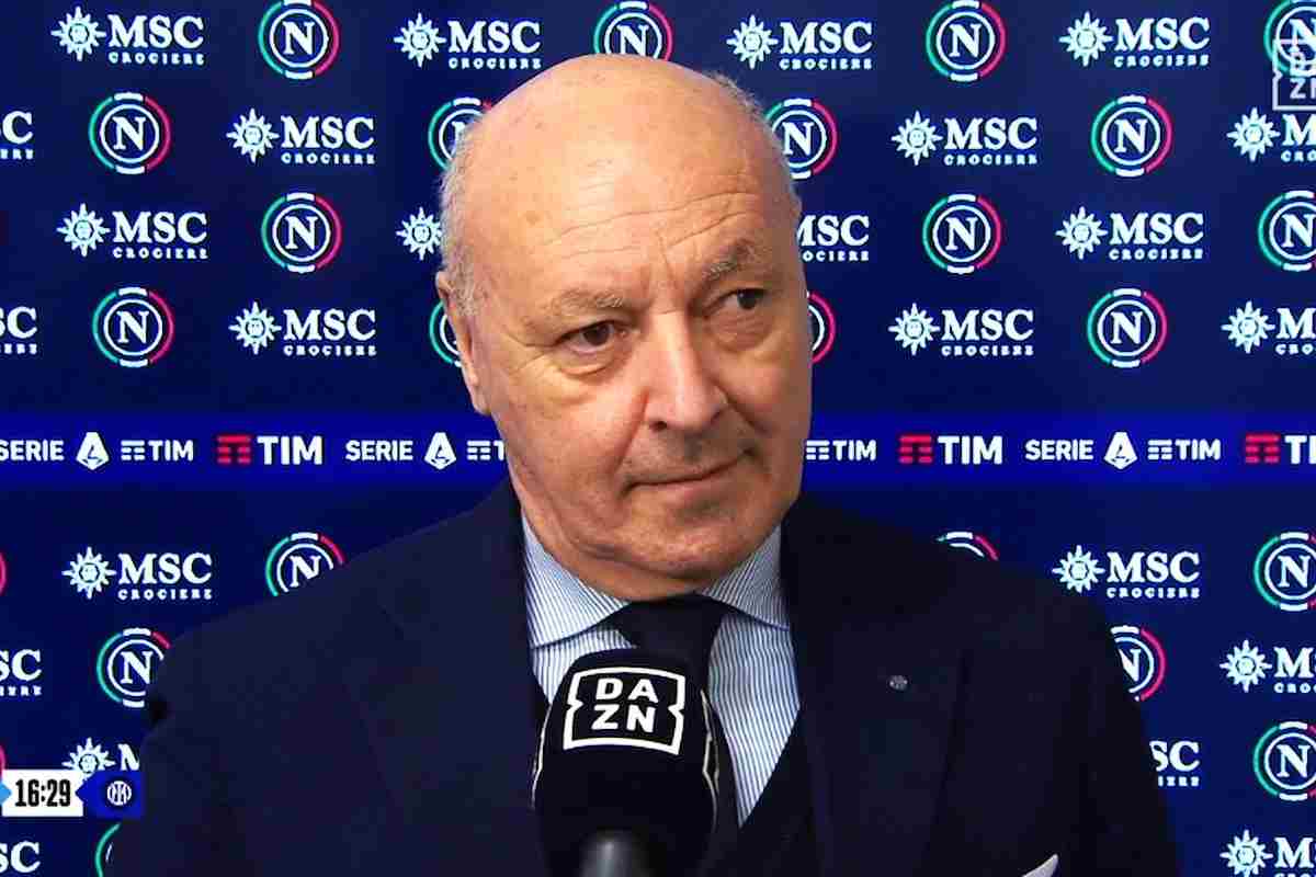 Napoli-Inter, parla Marotta