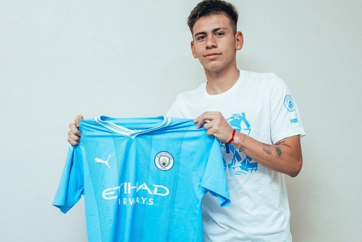 Echeverri al City di Guardiola, anticipo sull'Inter