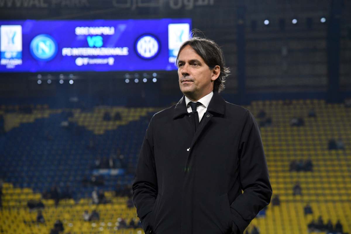 Simone Inzaghi, intervista dopo la Supercoppa 