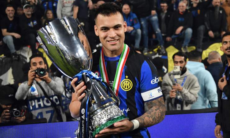 Annuncio per il rinnovo di Lautaro in programma a margine di Inter-Juve