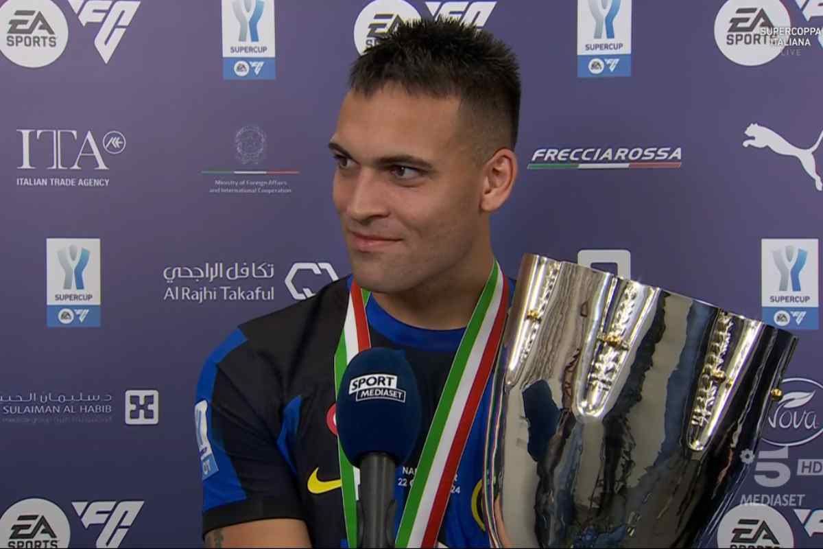 Intervista a Lautaro dopo la Supercoppa 