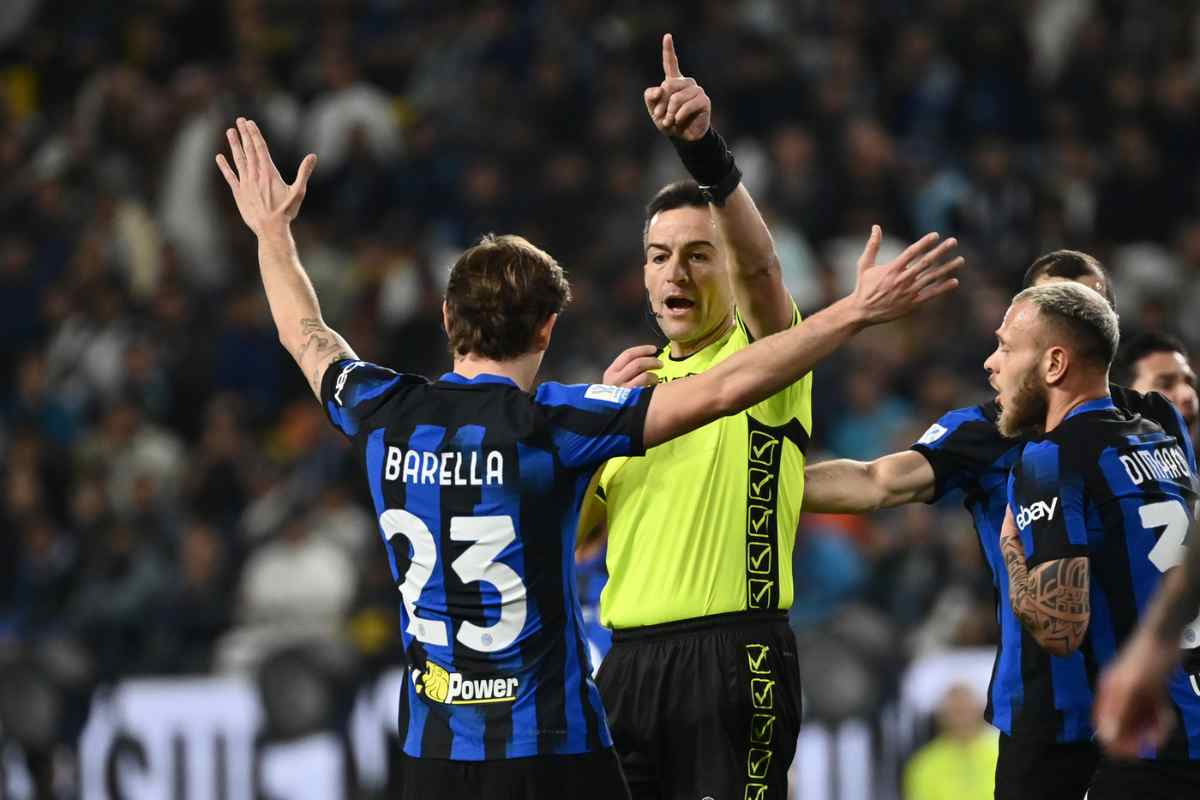 Napoli-Inter, giallo pesante per Barella