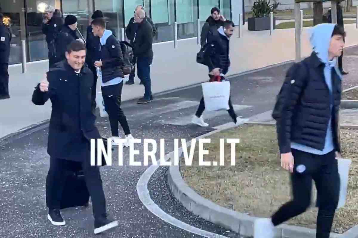 Supercoppa, Inter atterrata a Malpensa