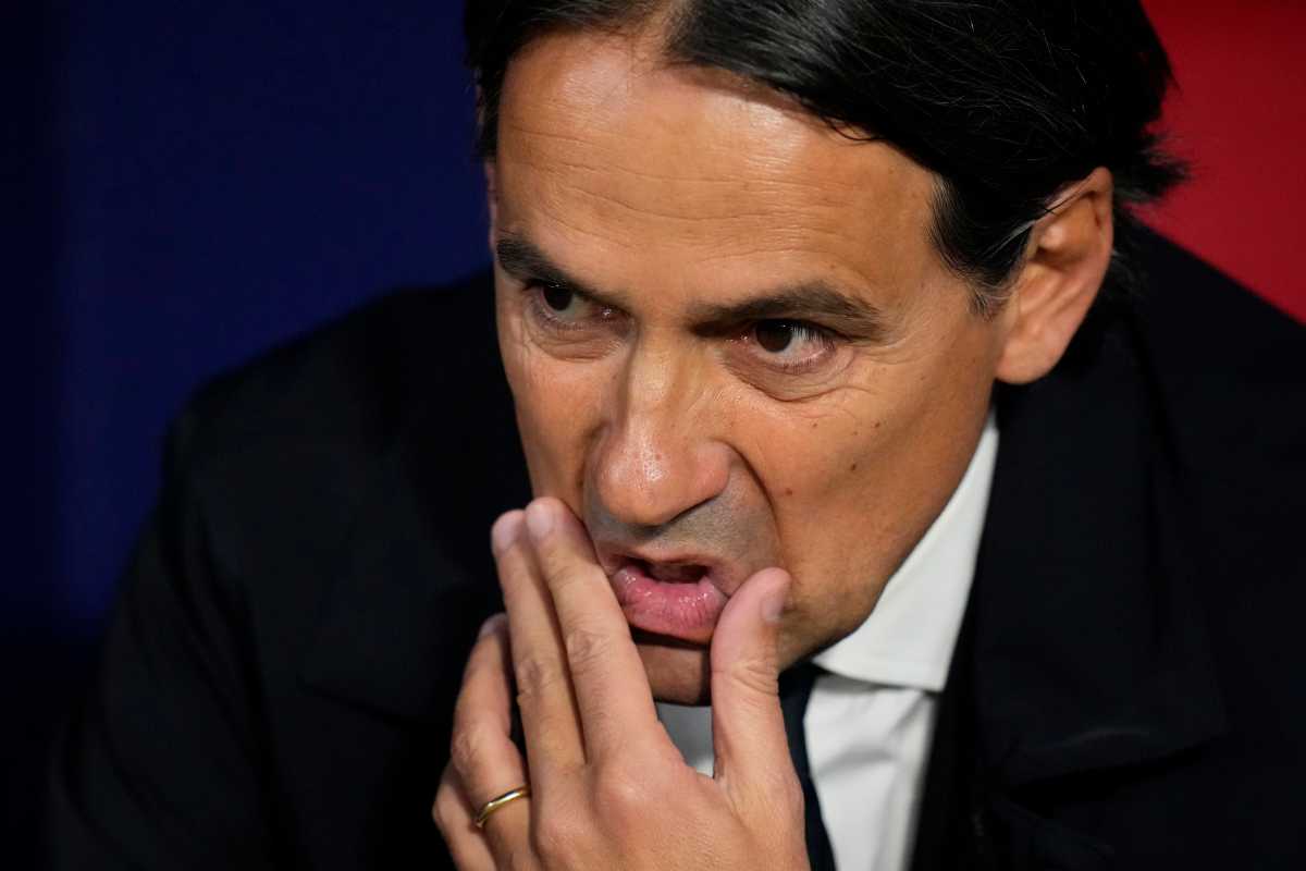 Simone Inzaghi dopo la sconfitta contro l'Atletico