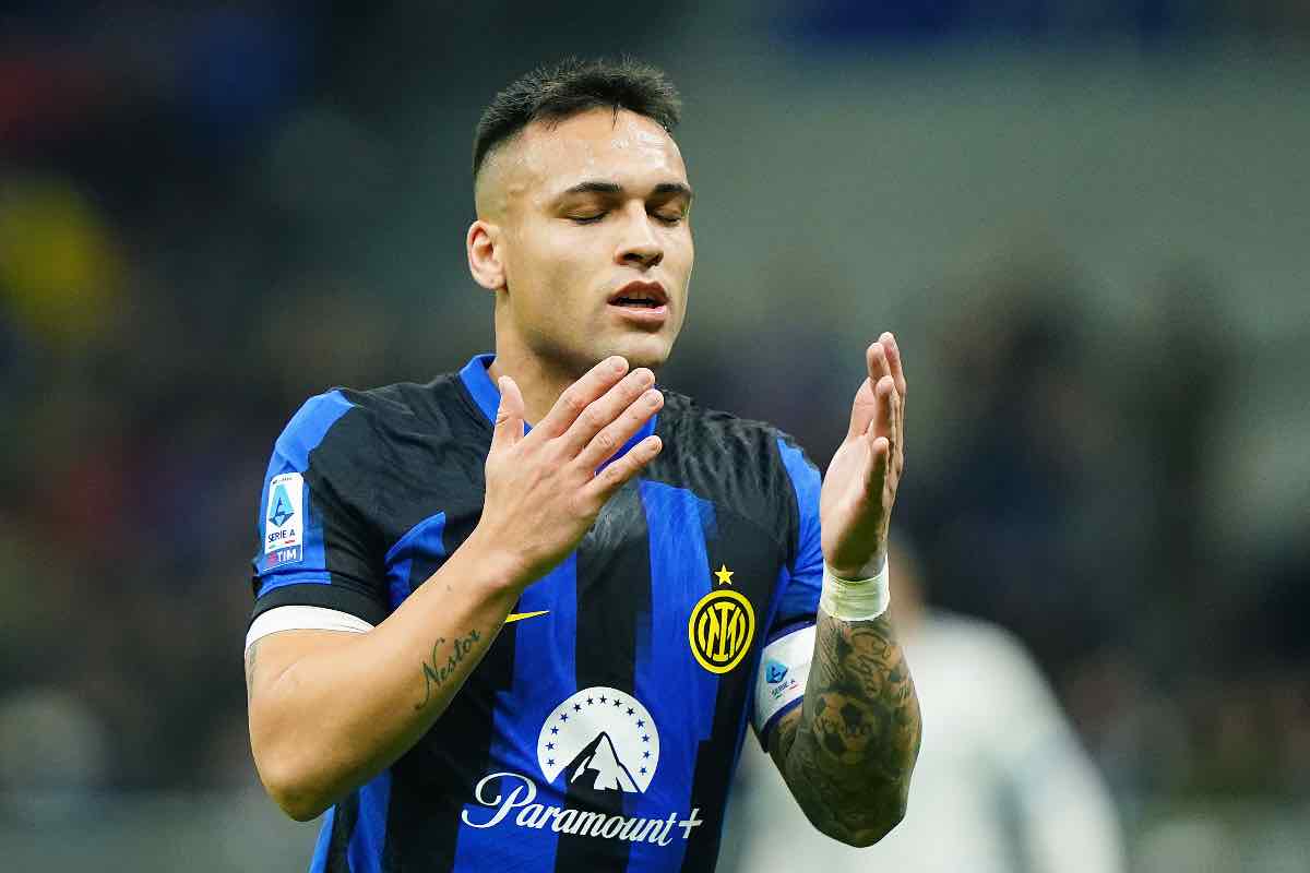 Lautaro in silenzio dopo la sconfitta in Atletico Madrid-inter 