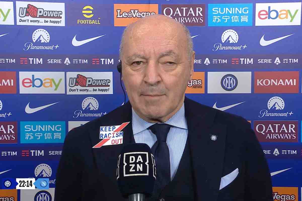 Inter-Napoli, parla Marotta