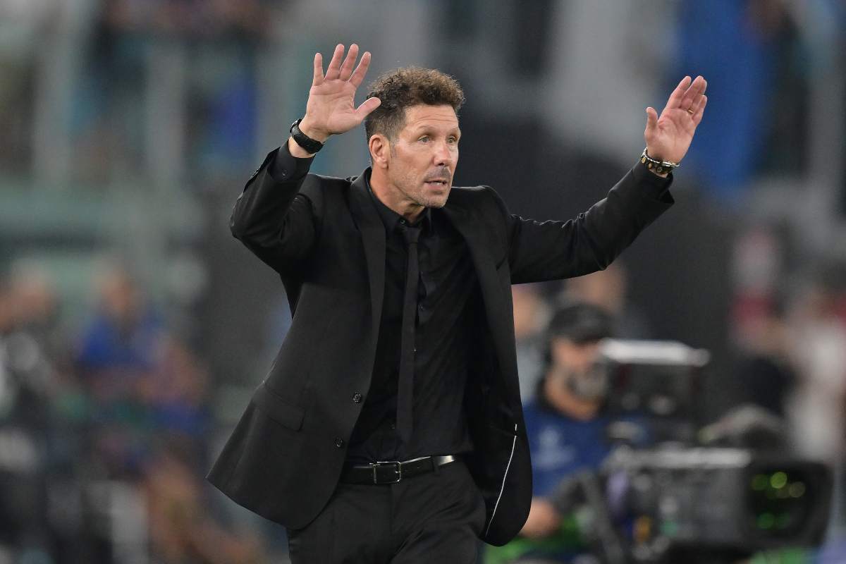 Simeone con Brada all'Inter