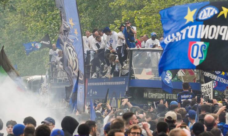 L'Inter festeggia il suo 20esimo Scudetto dopo la vittoria sul Torino