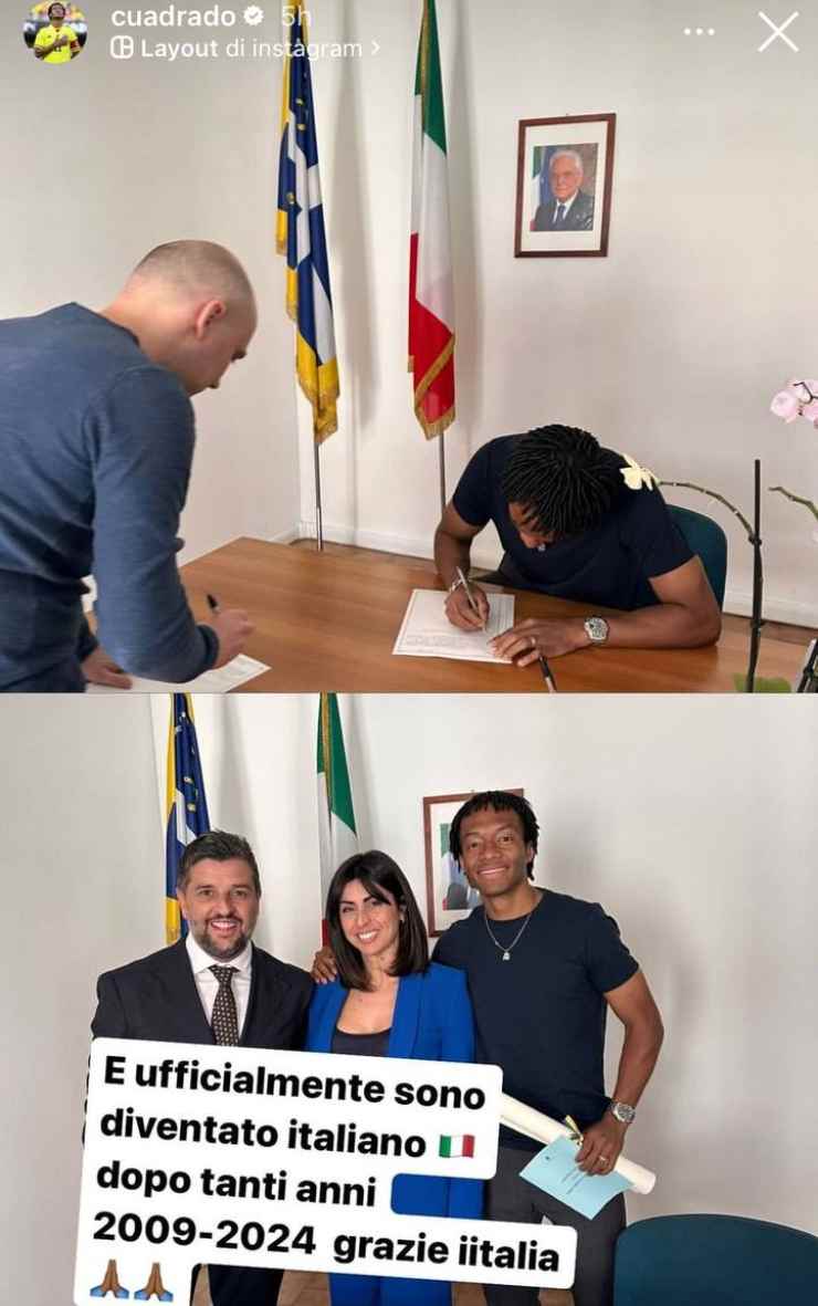 Cuadrado nuovo cittadino italiano