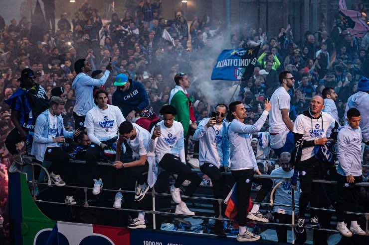 Inter campione d'Italia anche sui social