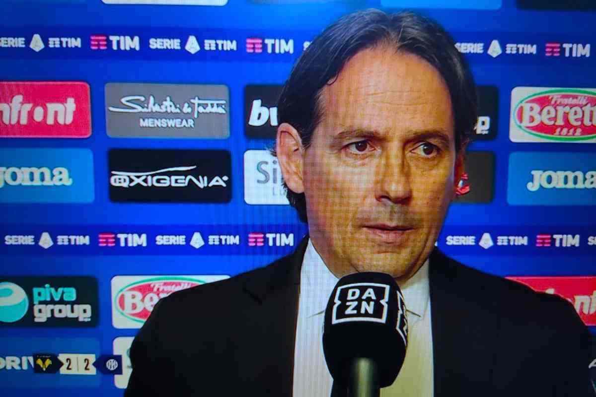 Inzaghi intervistato dopo Verona-Inter