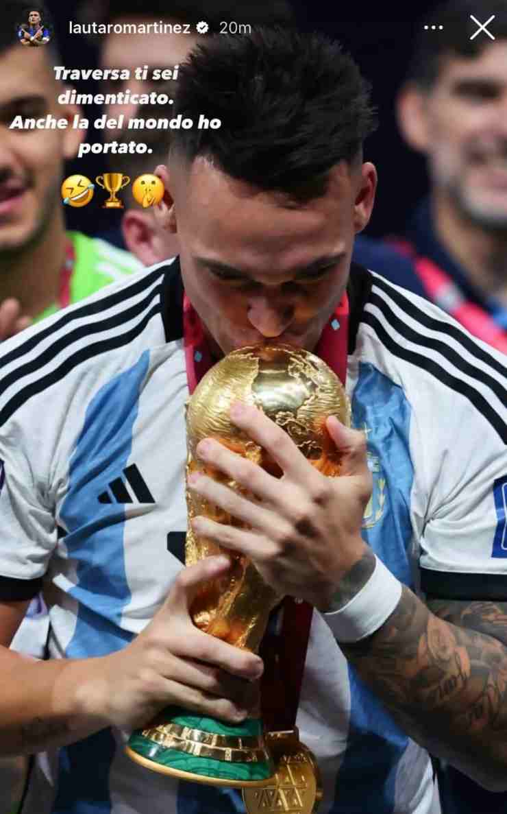 Inter, Lautaro replica a Trevisani