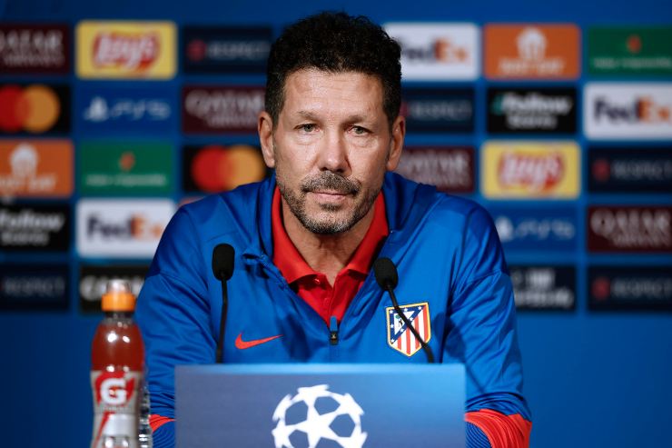 Diego Simeone in conferenza stampa