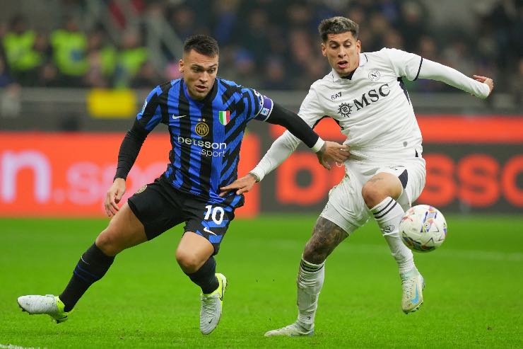 Lautaro criticato dai tifosi dopo Inter-napoli