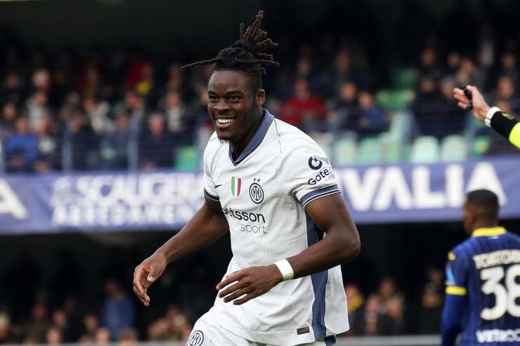 Bisseck esulta contro il Verona