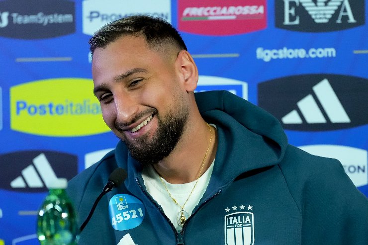 Il portiere della nazionale azzurra, Gianluigi Donnarumma