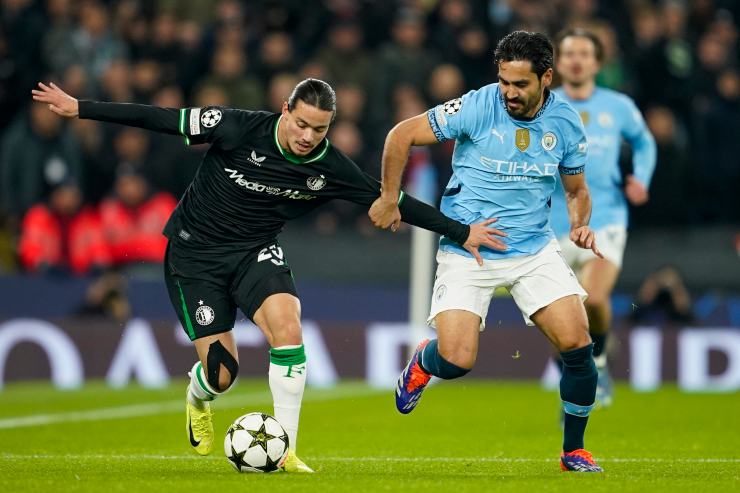 Ilkay Gundogan in azione