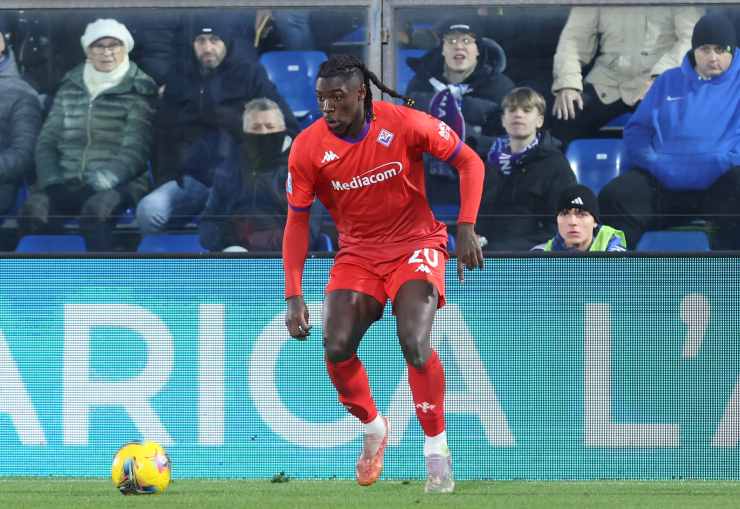 Moise Kean in maglia viola